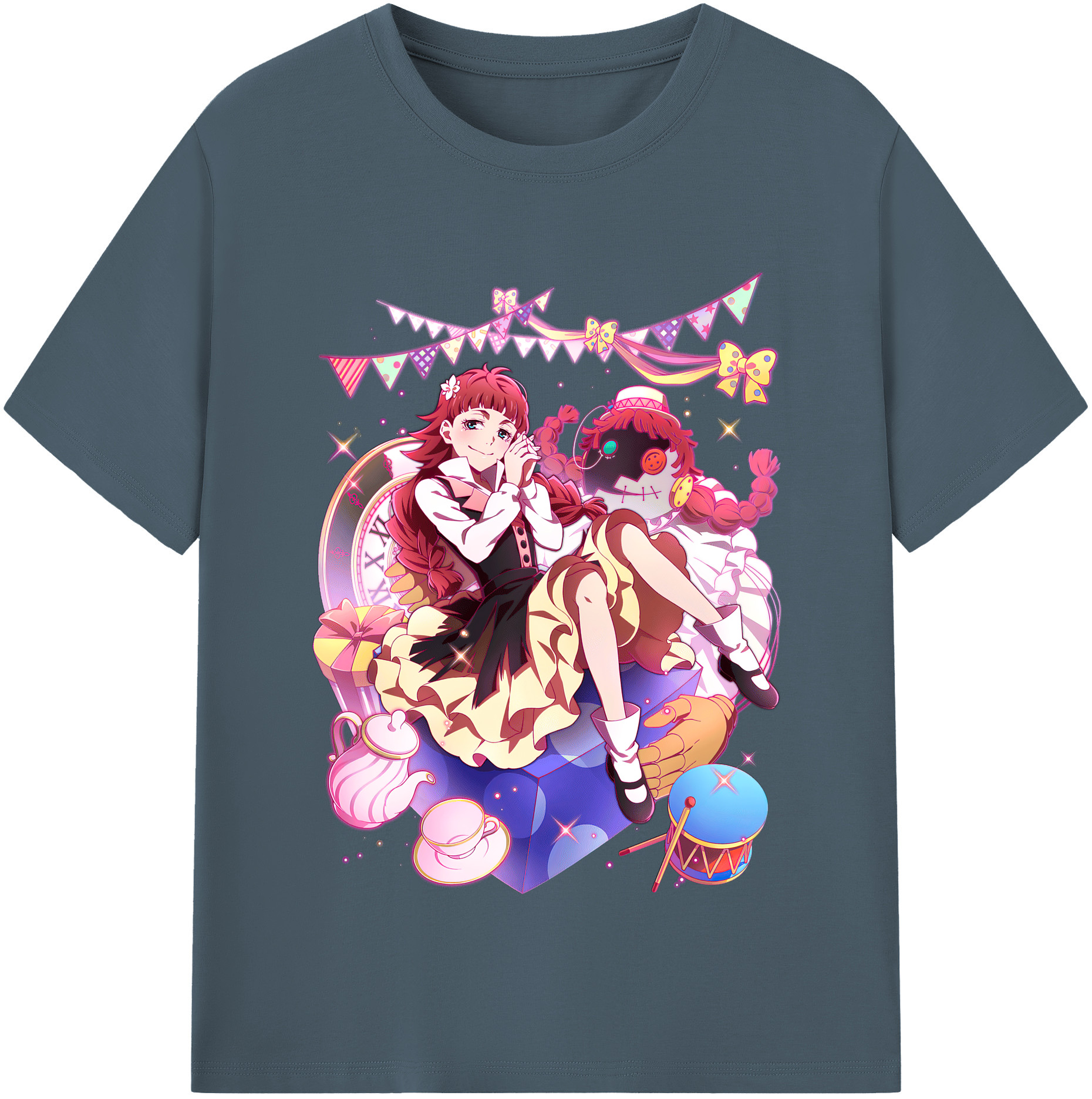 （画像用） 文豪ストレイドッグス Bungo Stray Dogs 綿100％半袖Tシャツ（フロントプリント）